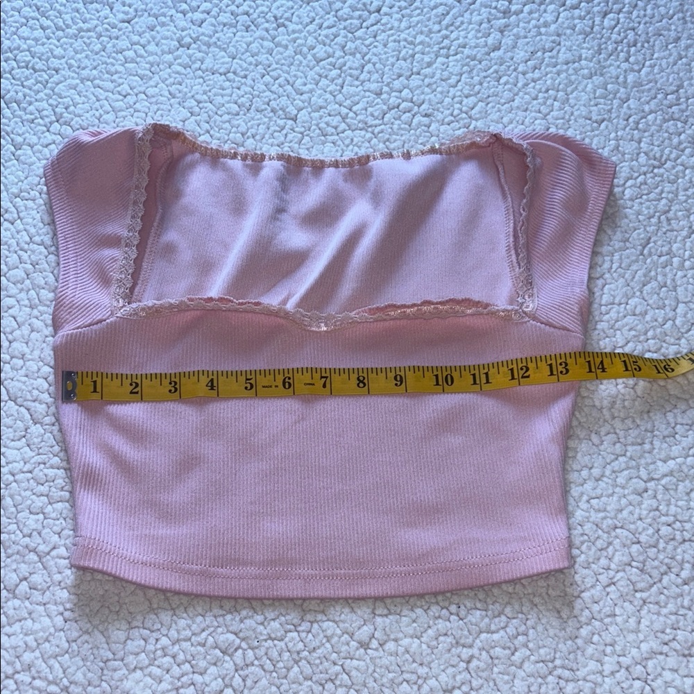 Bundle 7 pieces SHEIN Pink & Gray Mixed Styles Crop Top Set - Picture 6 of 15